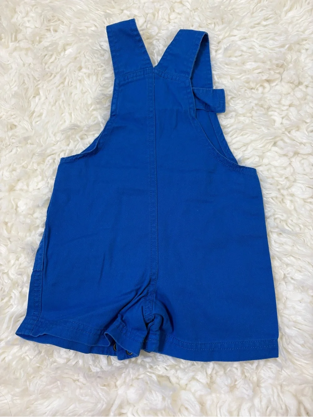3pc Baby Boy Summer Bundle: Ralph Lauren Tee, Car Overalls & Star Blanket